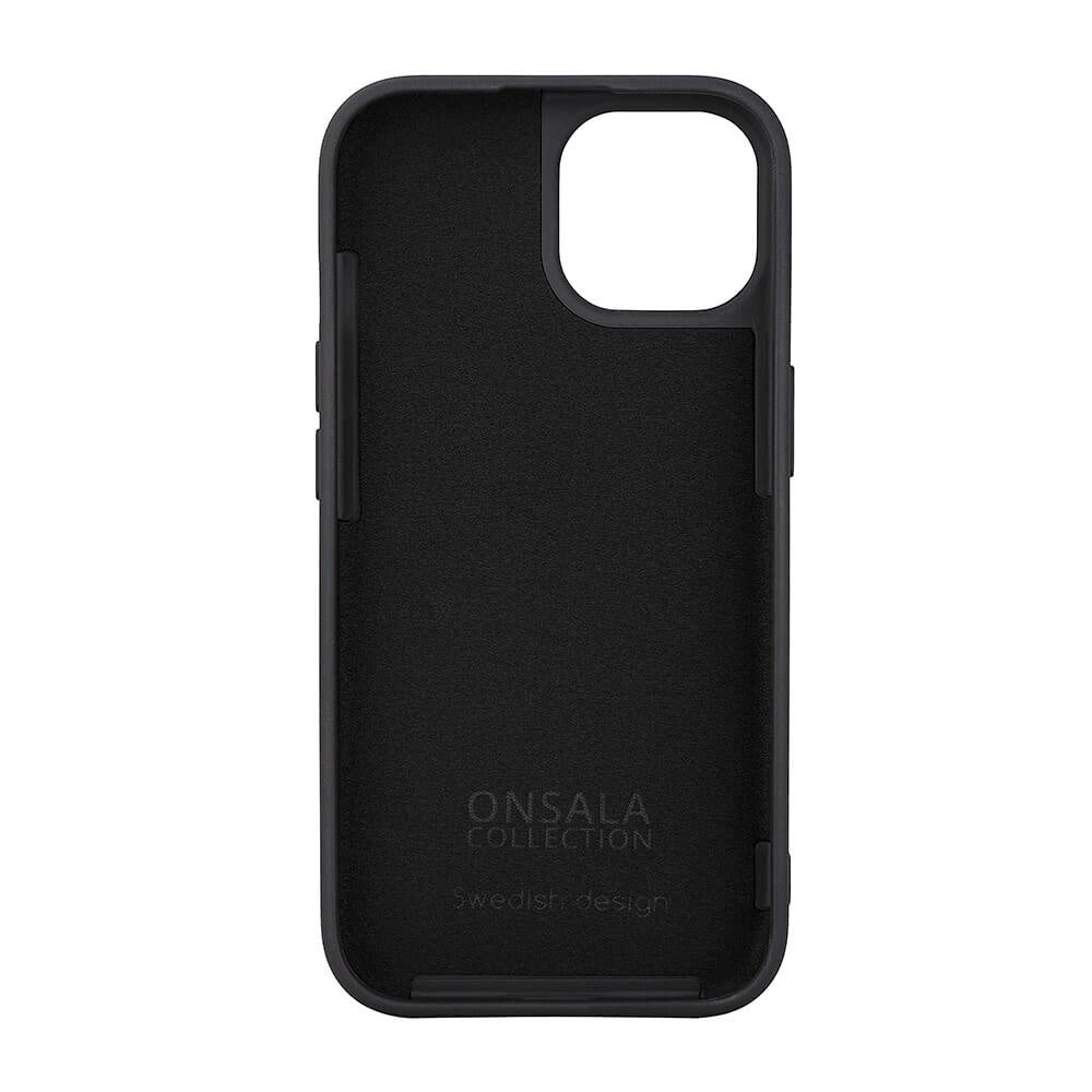 iPhone 15 Onsala Silicone Case - MagSafe Compatible - Black