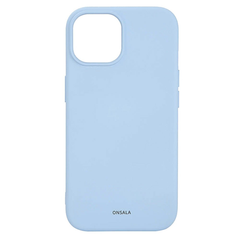 iPhone 15 Onsala Silicone Case - MagSafe Compatible - Light Blue