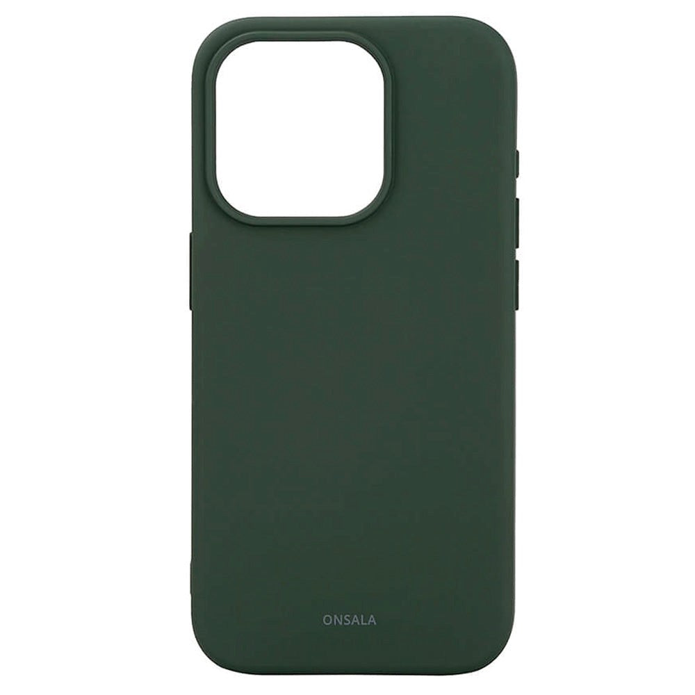 iPhone 15 Pro Onsala Silicone Case - MagSafe Compatible - Olive Green