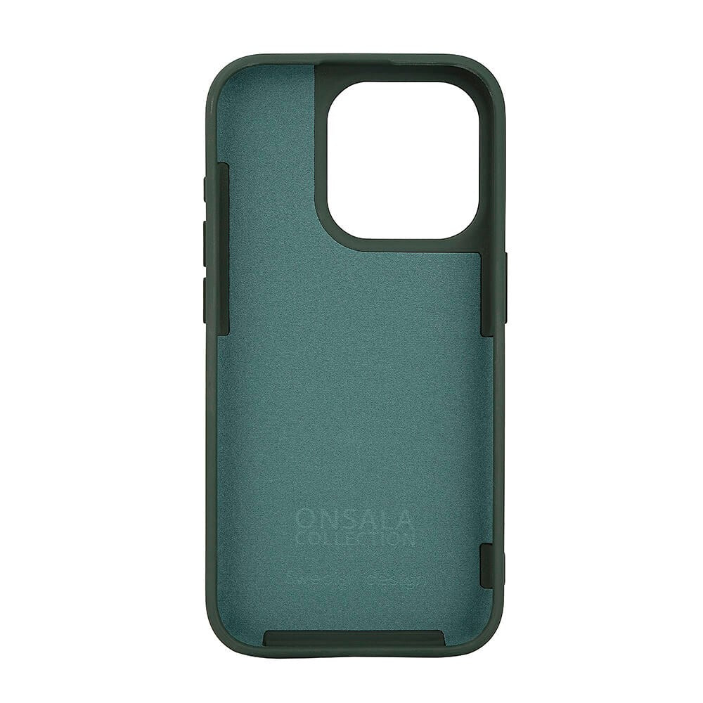 iPhone 15 Pro Onsala Silicone Case - MagSafe Compatible - Olive Green