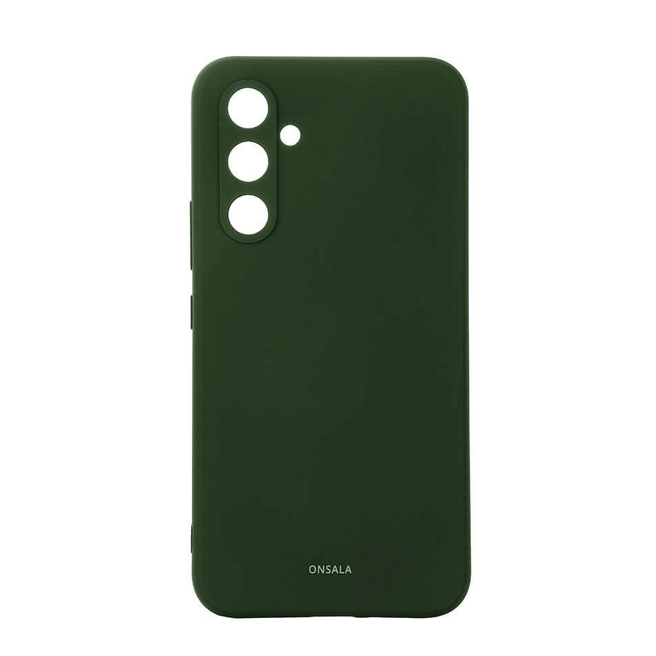 Onsala Samsung Galaxy A55 (5G) Silicone Touch Case - Olive Green