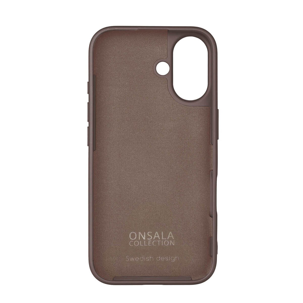 Onsala iPhone 16 Silicone Case - MagSafe Compatible - Chocolate