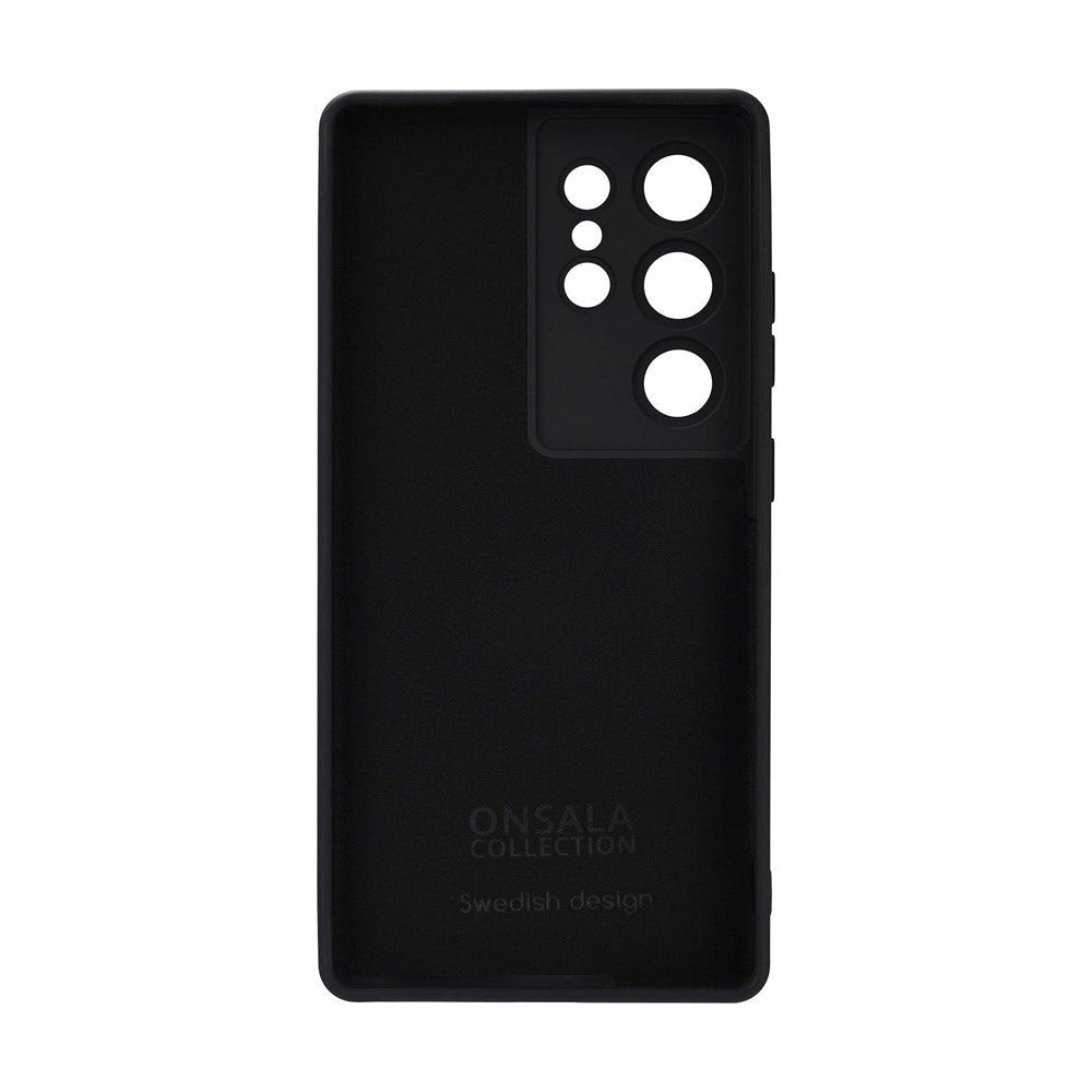 Onsala Samsung Galaxy S25 Ultra Silicone Touch Case - Black
