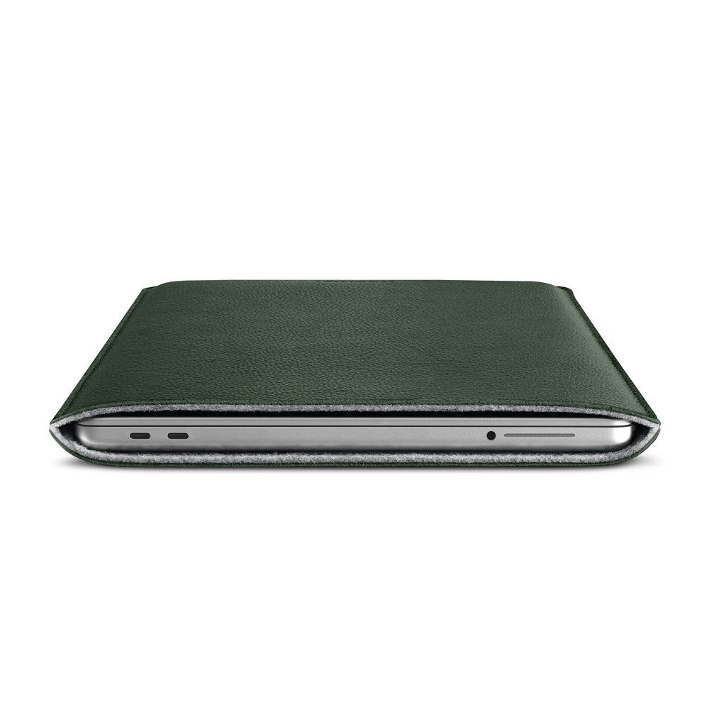 MacBook Neo 13 A18 Pro (2026) Woolnut Leather Sleeve - Green