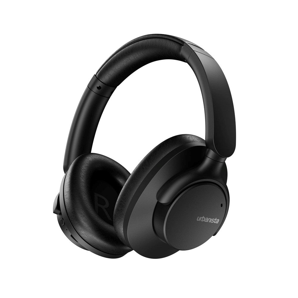 Urbanista Valencia Bluetooth Over-Ear Headphones with Active Noise Cancelling - Midnight Black