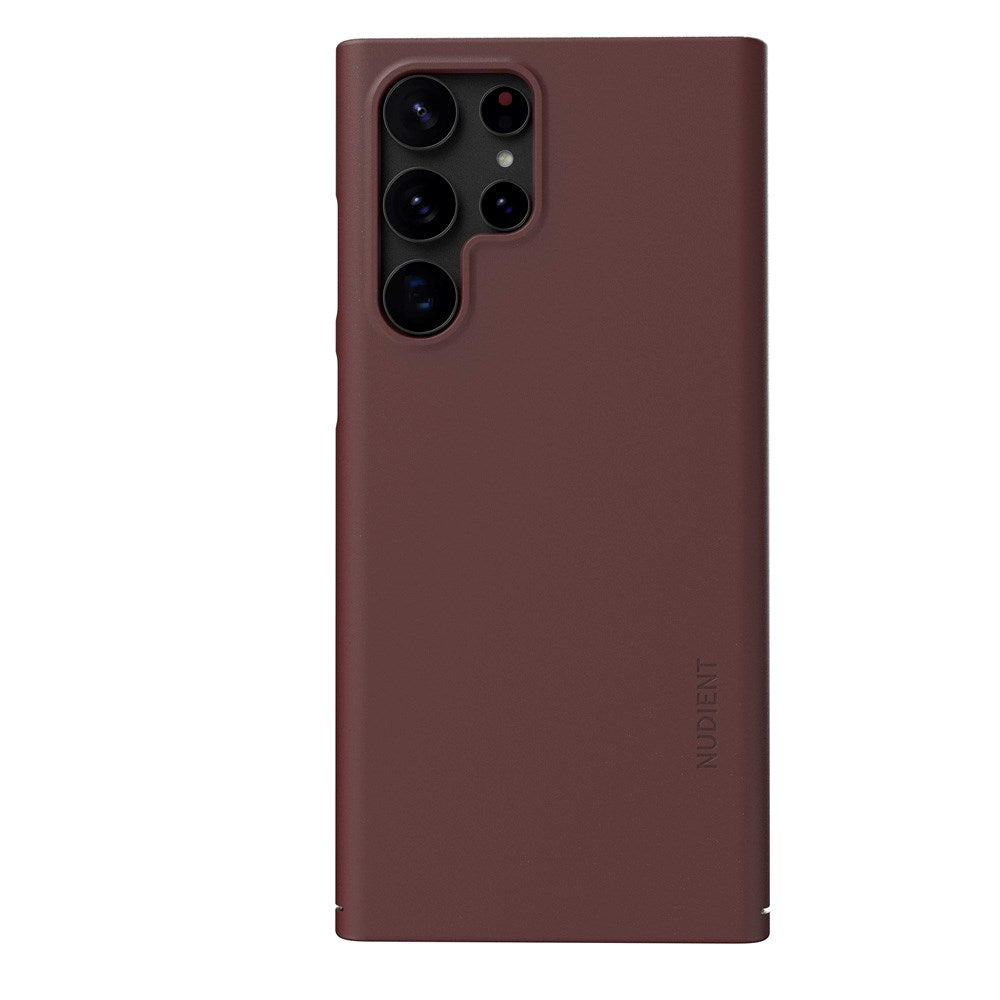 Samsung Galaxy S22 Ultra Nudient Thin Case V3 - Sangria Red