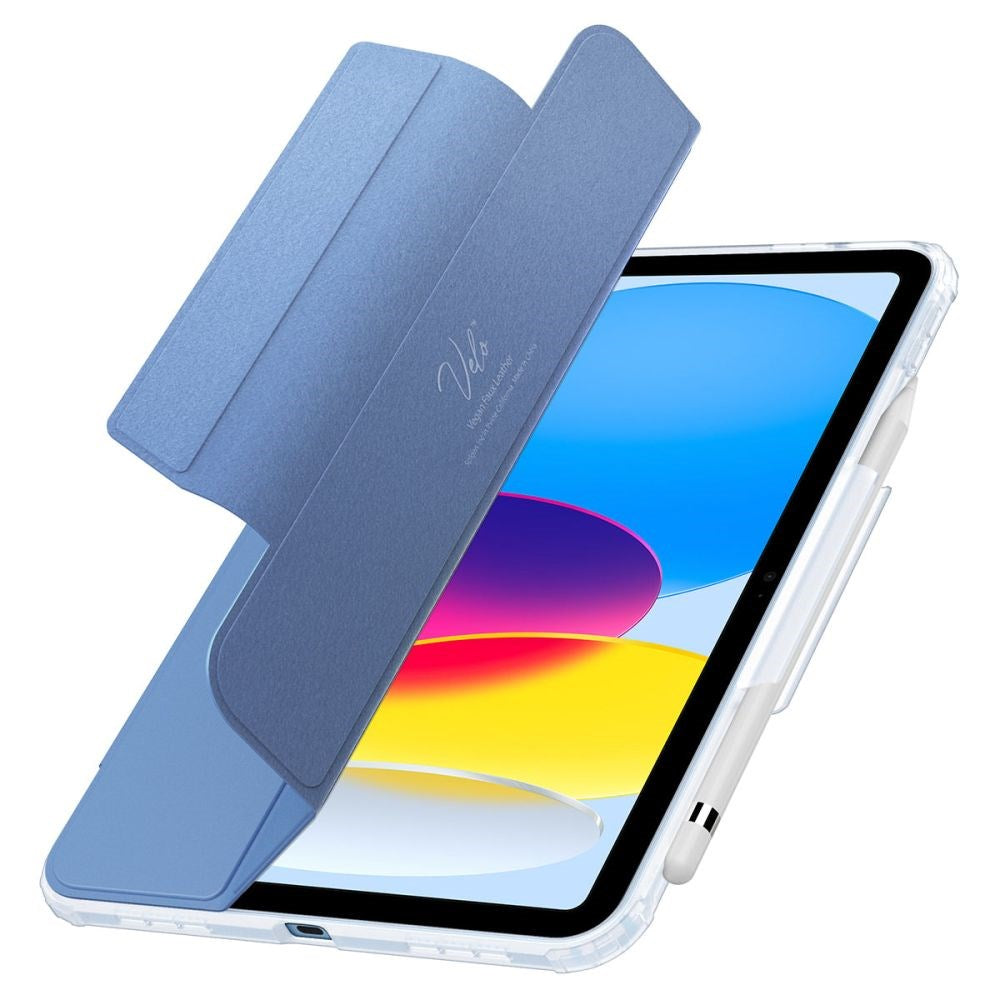 iPad 10.9" (2024/2022) Spigen Ultra Hybrid Pro Case - Transparent / Blue