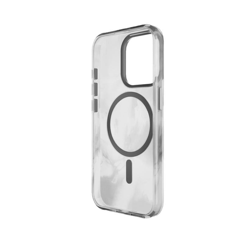 iPhone 15 Pro Puro AQUA Flexible Plastic Case - MagSafe Compatible - Grey