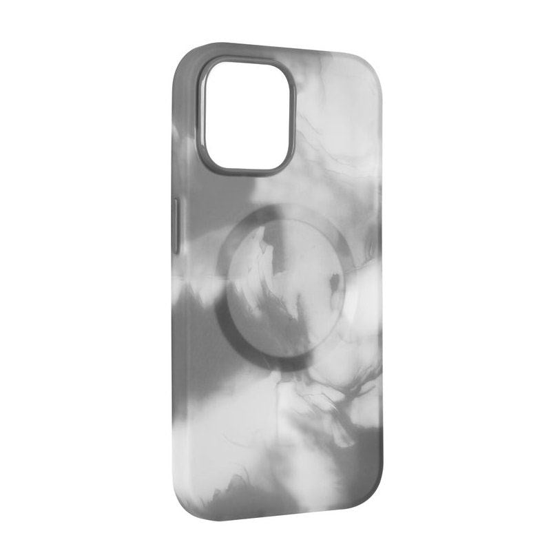 iPhone 15 Pro Puro AQUA Flexible Plastic Case - MagSafe Compatible - Grey
