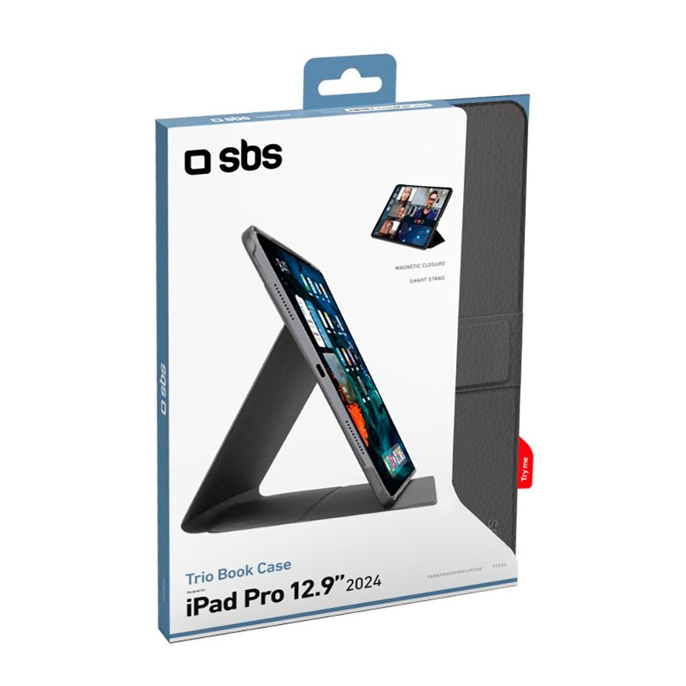 SBS iPad Pro 13" (2025 / 2024) Book Pro Case - Black