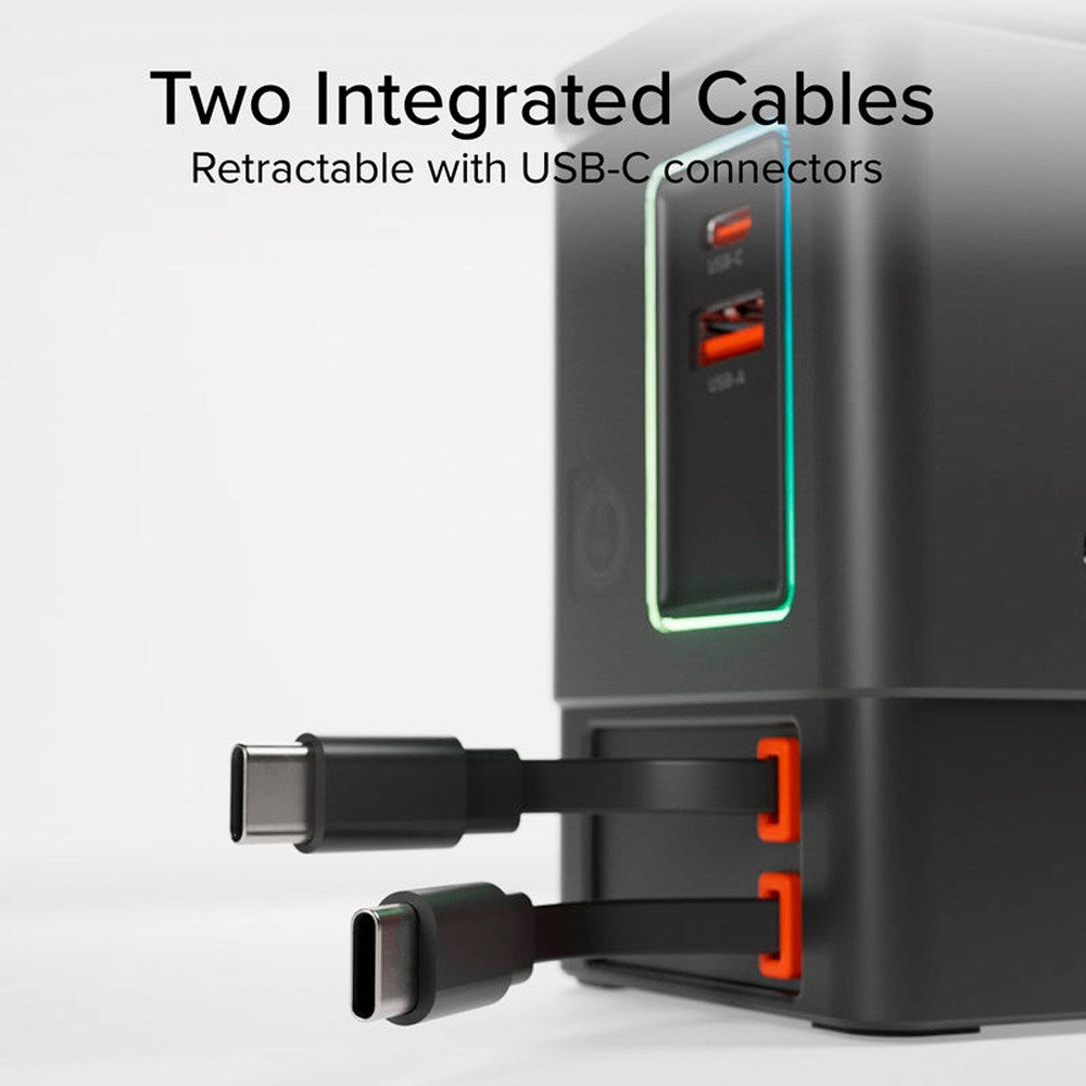 SBS 6-in-1 Wireless Charging Dock - MagSafe Compatible - Black