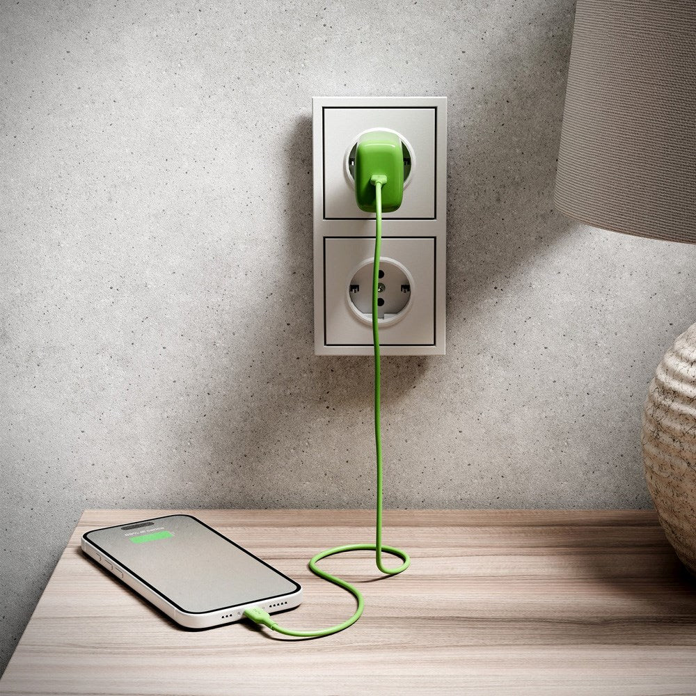 Puro Pro Lite Wall Charger 30W with 1 x USB-C & Power Delivery - Green