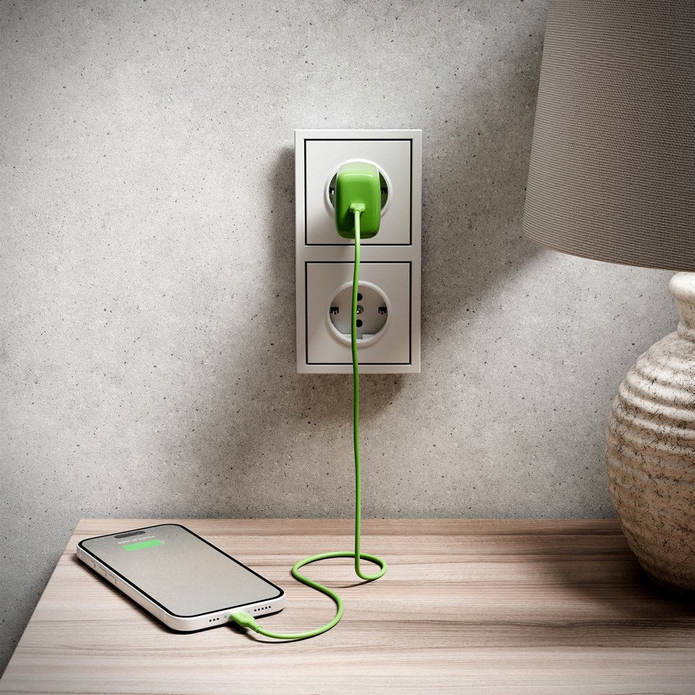 Puro ICON USB-C to USB-C Cable with 25W - 1.5m - Green