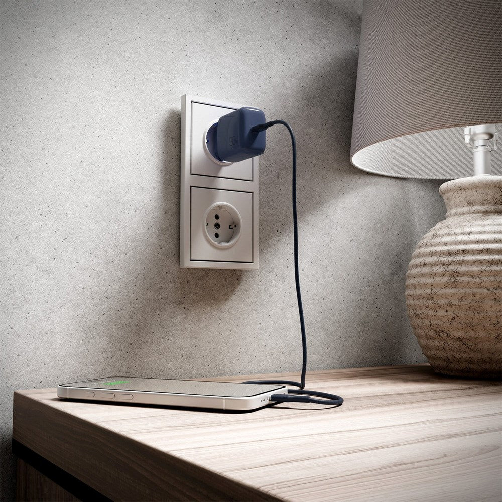 Puro ICON USB-C to USB-C Cable with 25W - 1.5m - Dark Blue