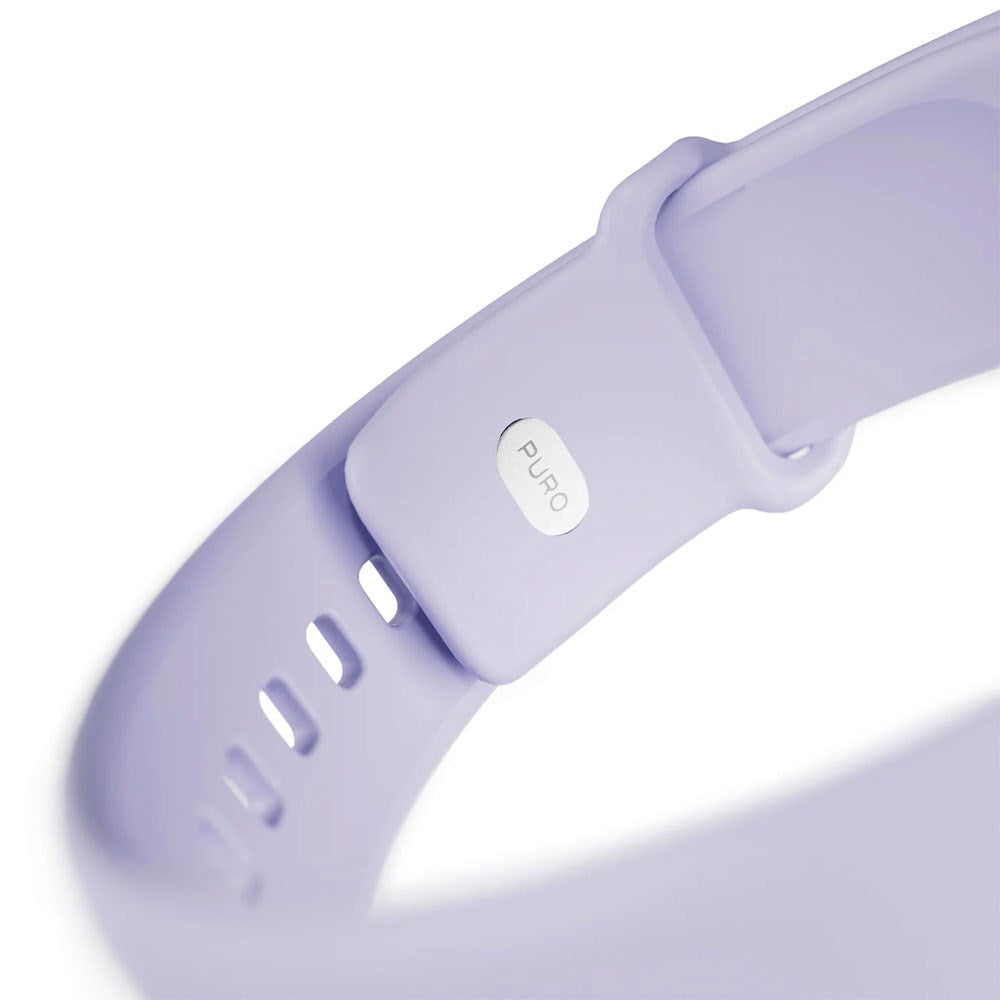 Apple Watch (38/40/SE/41/42mm) Puro ICON Silicone Watch Strap - Lavender Blue
