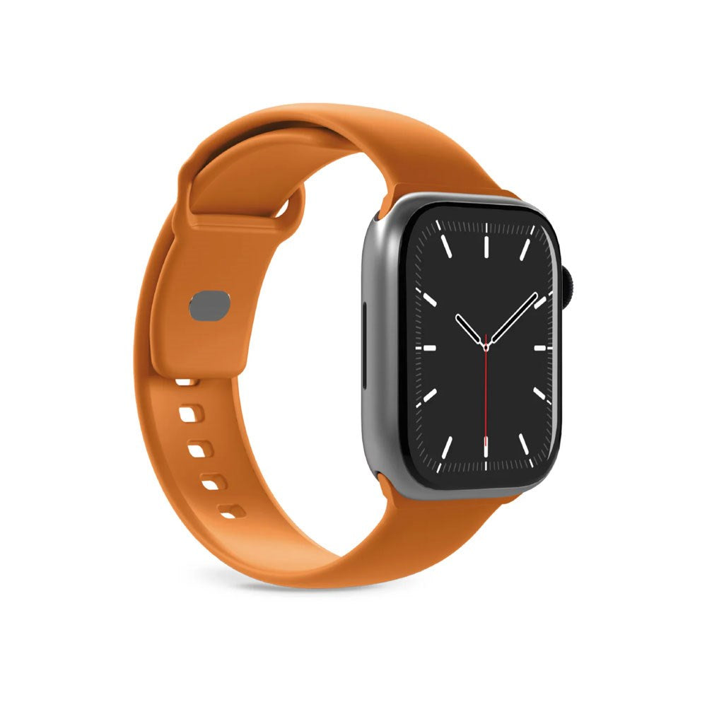 Apple Watch (42/44/SE/45/46/49mm) Puro ICON Silicone Watch Strap - Desert Sun