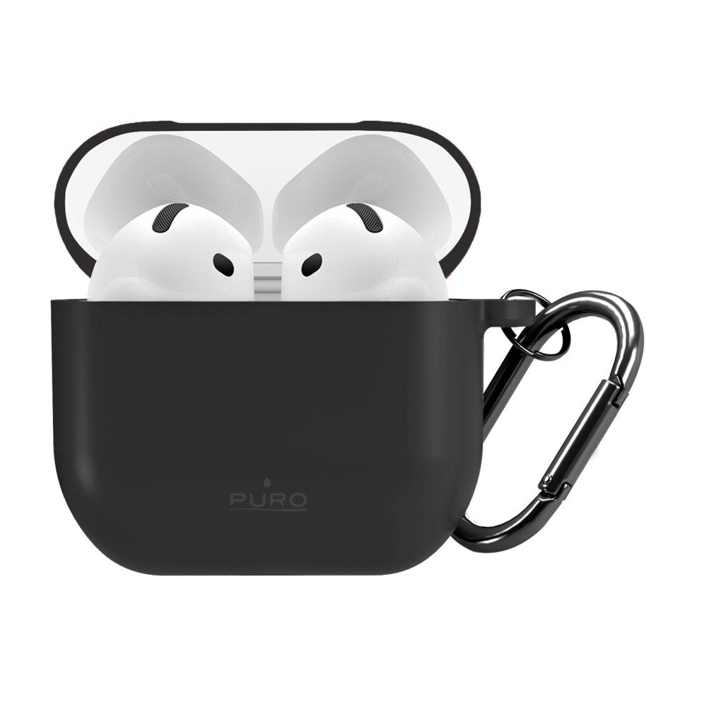 Apple AirPods (4th Gen.) PURO ICON Silicone Case - Black