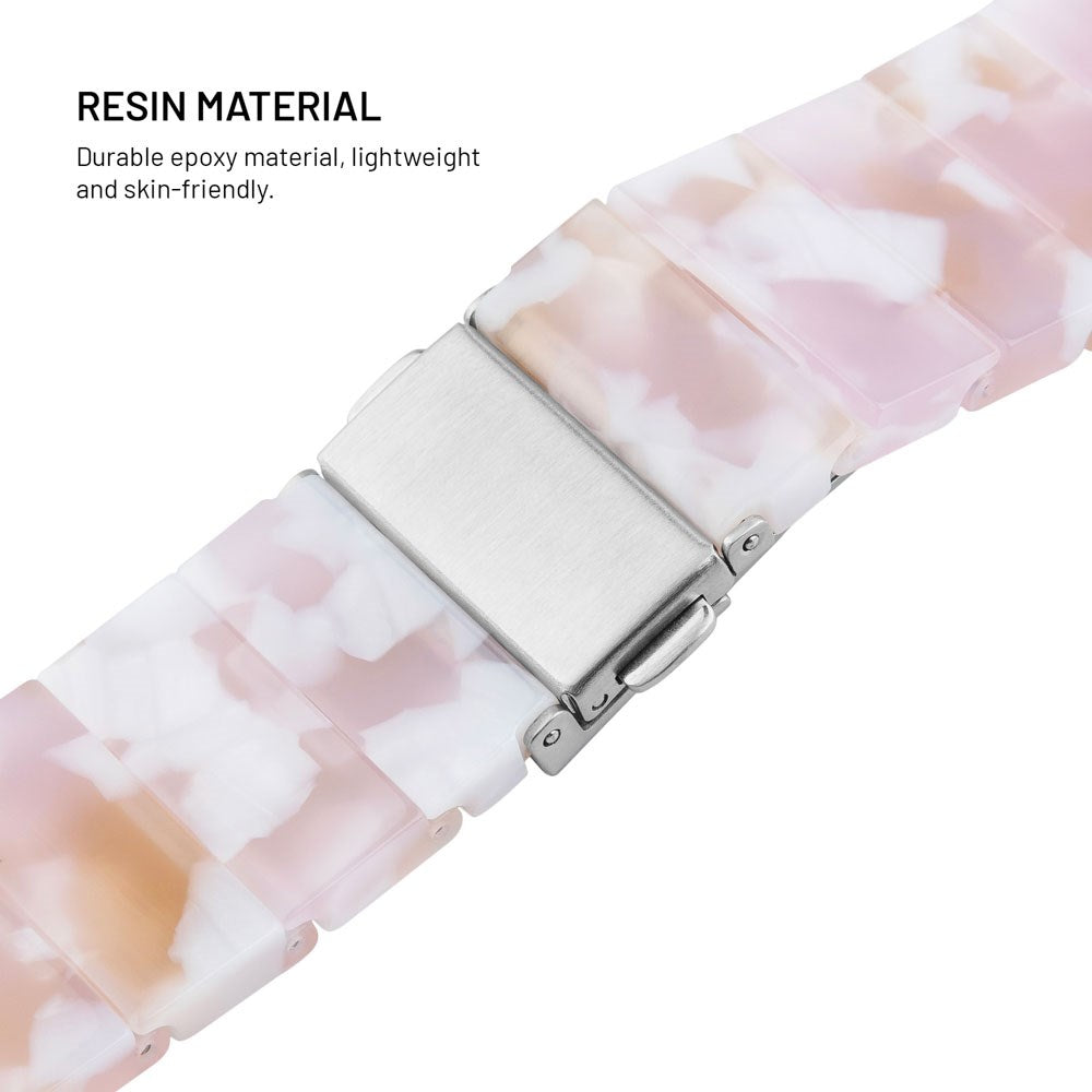 Fixed Universal Quick Release Resin Smartwatch Strap (20mm) - Pink