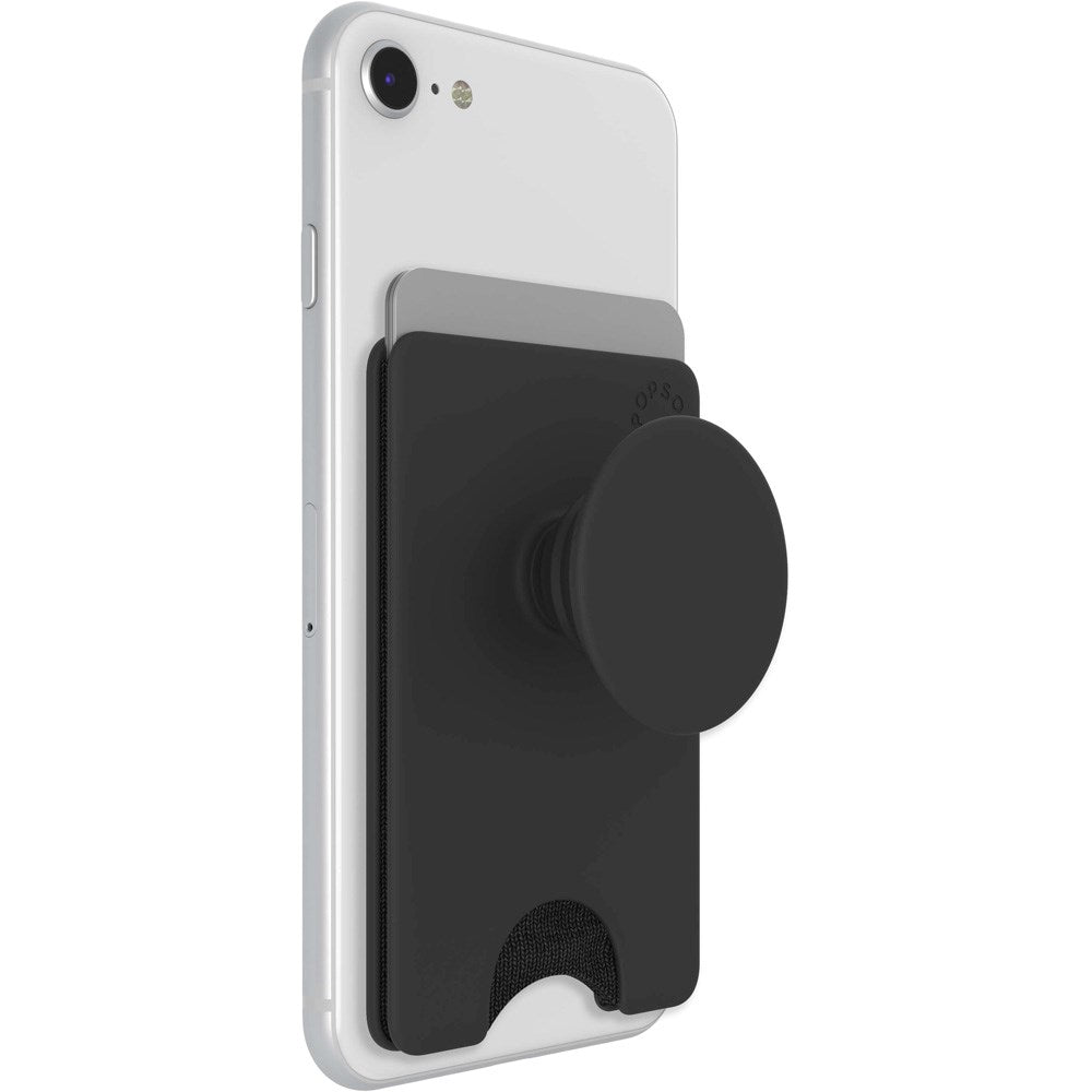 POPSOCKETS PopWallet Black MagSafe Cardholder - Stand & Grip