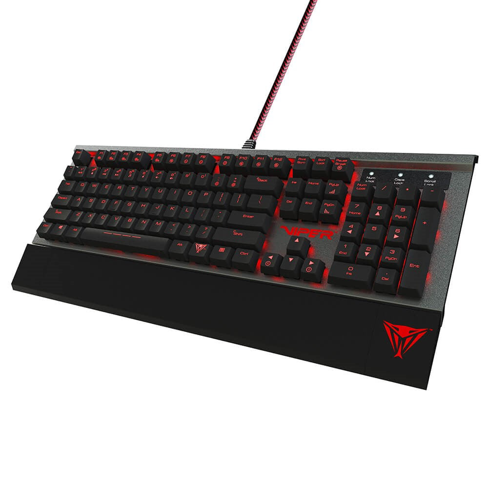 Viper V730 Mechanical Gaming Keyboard with LED - Nordic Keyboard Layout - Black