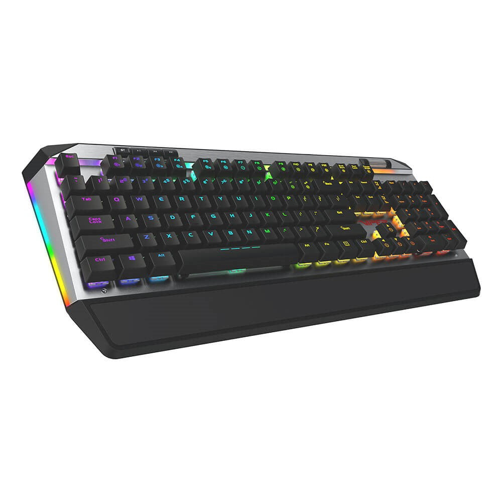 Viper V765 Mechanical Gaming Keyboard with RGB Lighting - Nordic Keyboard Layout - Black / Gray