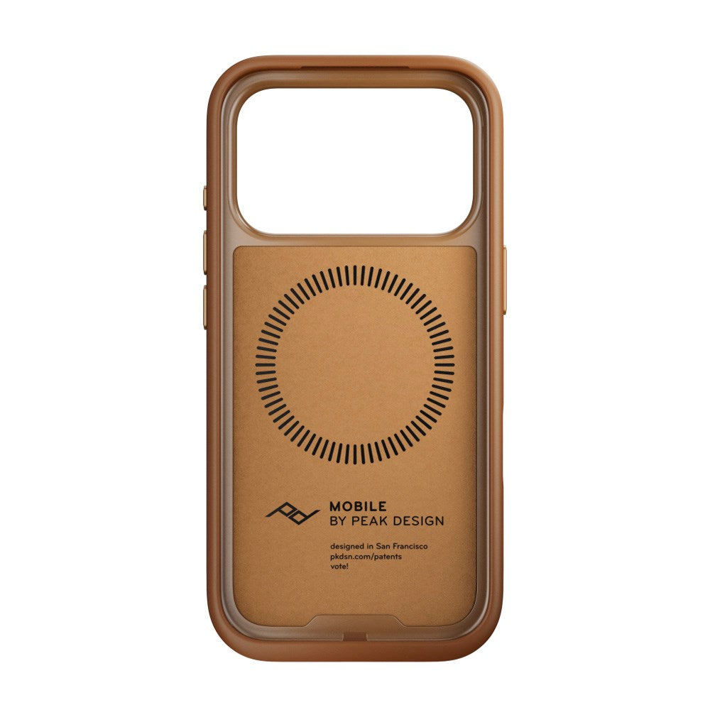 iPhone 17 Pro Peak Design Everyday Loop Case - MagSafe Compatible - Tan
