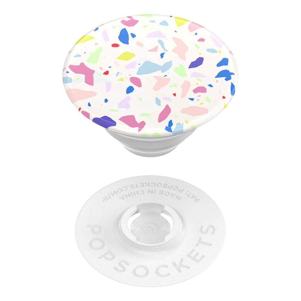 POPSOCKETS PopGrip Original Terrazzo Party Removable Grip with Stand Function - Colorful Mosaic
