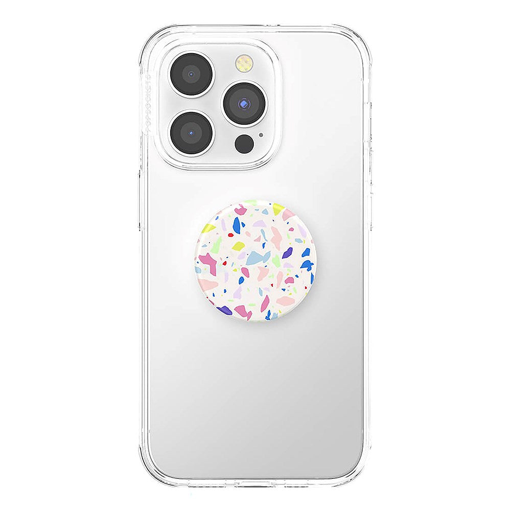 POPSOCKETS PopGrip Original Terrazzo Party Removable Grip with Stand Function - Colorful Mosaic