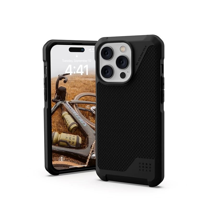 iPhone 14 Pro UAG METROPOLIS LT Series Case - DuPont™ Kevlar - MagSafe Compatible - Black