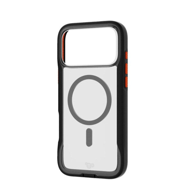 iPhone 17 Pro Max Tech21 EVO Pro Case with Lanyard - MagSafe Compatible - Transparent / Black