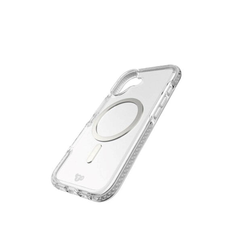iPhone 17 Tech21 EVO Crystal Case - MagSafe Compatible - Transparent / Silver