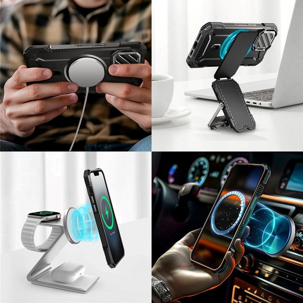 Supcase Unicorn Beetle XT Mag iPhone 16e Case - MagSafe Compatibel - Black