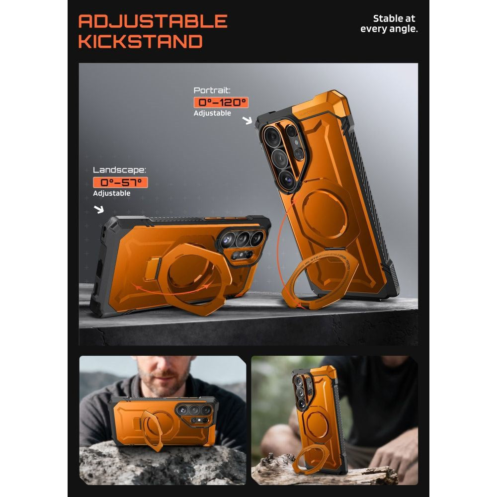 Samsung Galaxy S26 Ultra SUPCASE UB Grip Mag Case - MagSafe Compatible - Orange