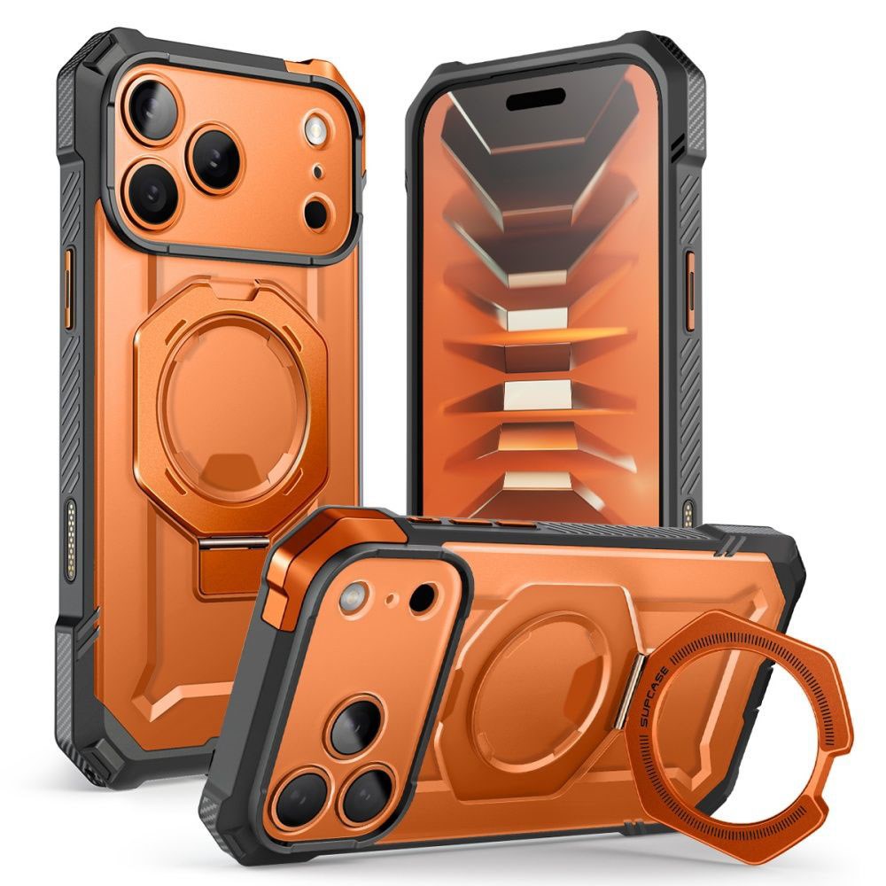iPhone 18 Pro Max / 17 Pro Max Supcase UB Grip Mag Case - MagSafe Compatible - Orange