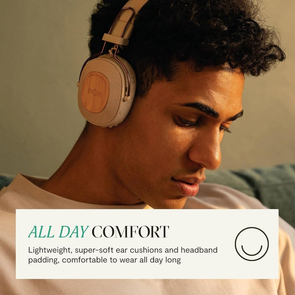 House of Marley Positive Vibration Riddim On-Ear Headset - Beige