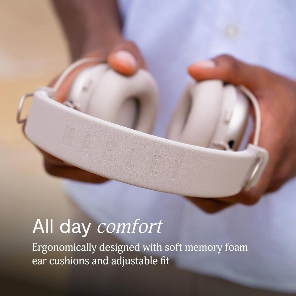 House of Marley Positive Vibration Rebel ANC Over-Ear Headset - Beige