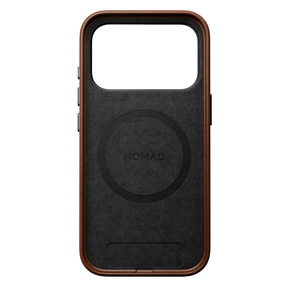 Nomad iPhone 17 Pro Traditional Leather Case - MagSafe Compatible - Brown