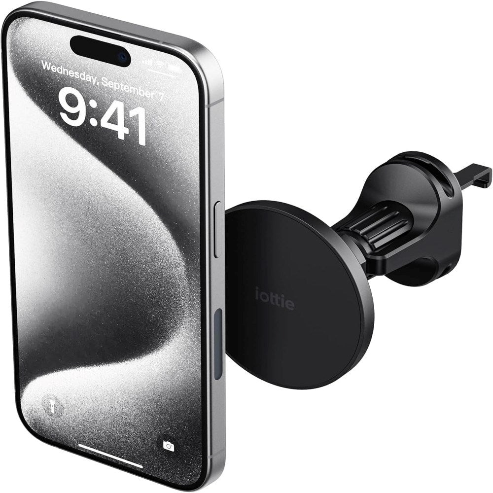 iOttie iTap 3 Car Vent Mount with Magnetic Ring - MagSafe Compatible - Black