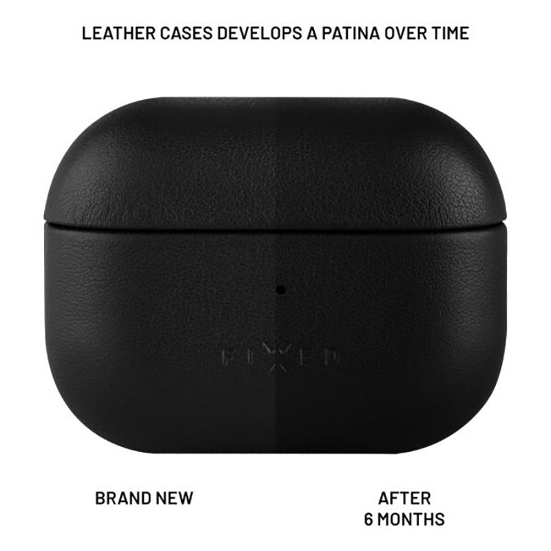 Fixed AirPods Pro (2. gen) Genuine Leather Case - Black
