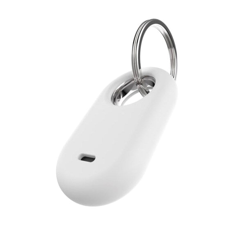 Fixed Silky Silicone Case for Samsung Galaxy SmartTag 2 - White