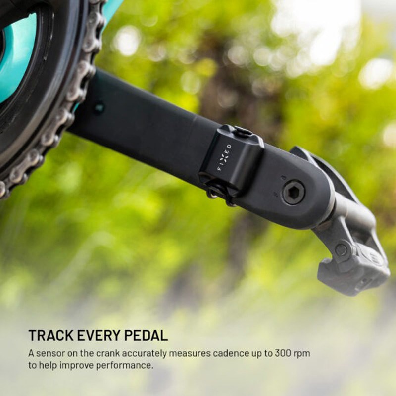 Fixed Spin Speed Sensor for Bicycle incl. Mounting Kit - Black
