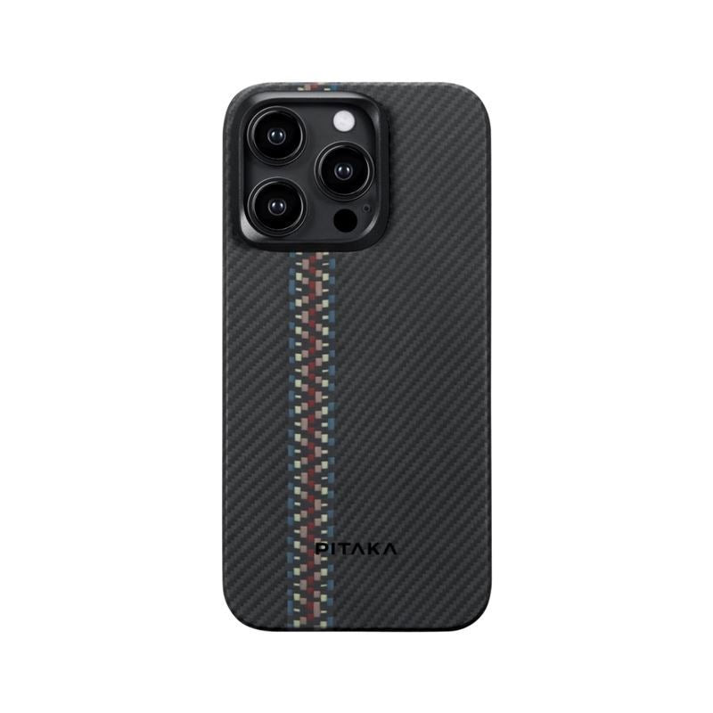iPhone 15 Pro PITAKA Fusion Weaving MagEZ Case - MagSafe Compatible - Rhapsody