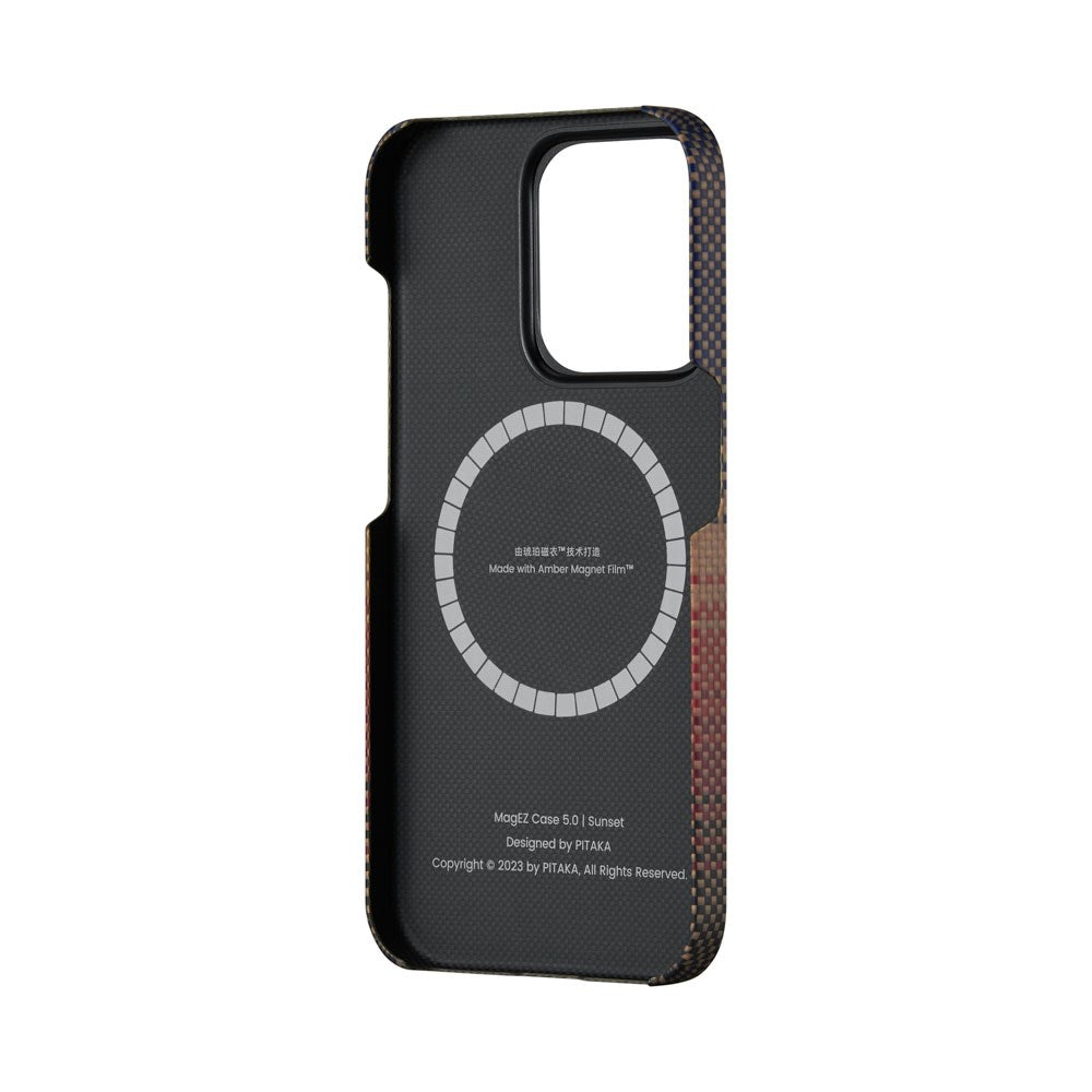 iPhone 15 Pro PITAKA MagEZ 5 Case - MagSafe Compatible - Sunset