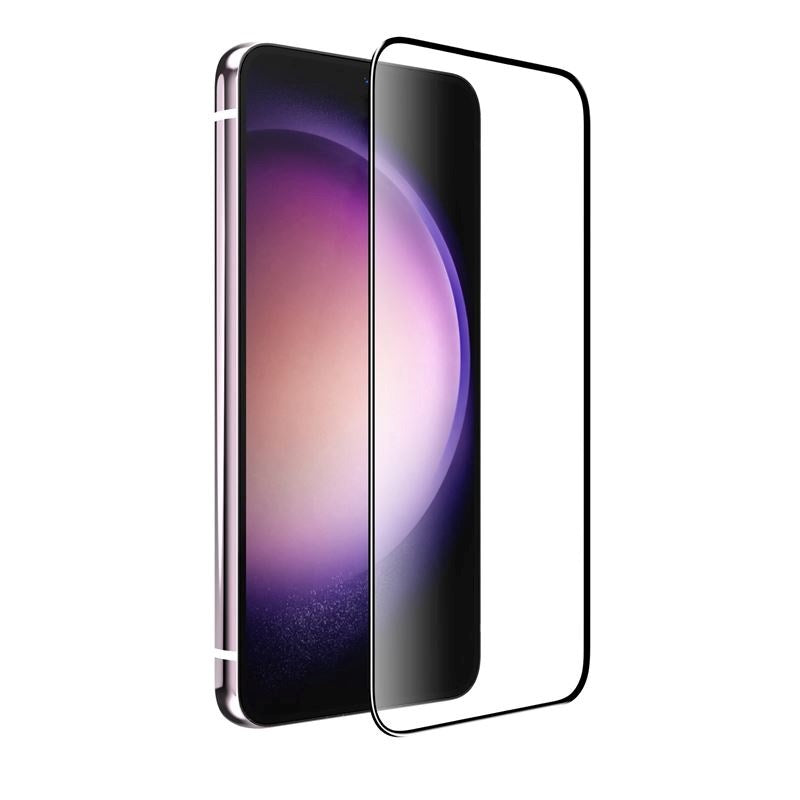 Samsung Galaxy S23+ (Plus) Mobile Origin EasyGlass Screen Protector - Transparent / Black Edge