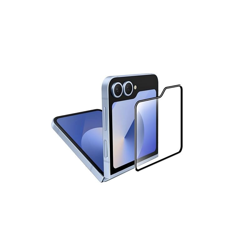 Samsung Galaxy Z Flip7 FE / Flip6 Mobile Origin EasyGlass Screen Protector - Transparent / Black Edge