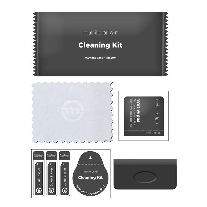Samsung Galaxy Z Flip7 FE / Flip6 Mobile Origin EasyGlass Screen Protector - Transparent / Black Edge