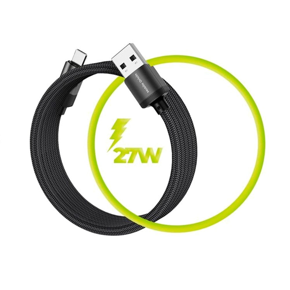 Mobile Origin Magnetic USB-A to USB-C Cable - 1m - Black