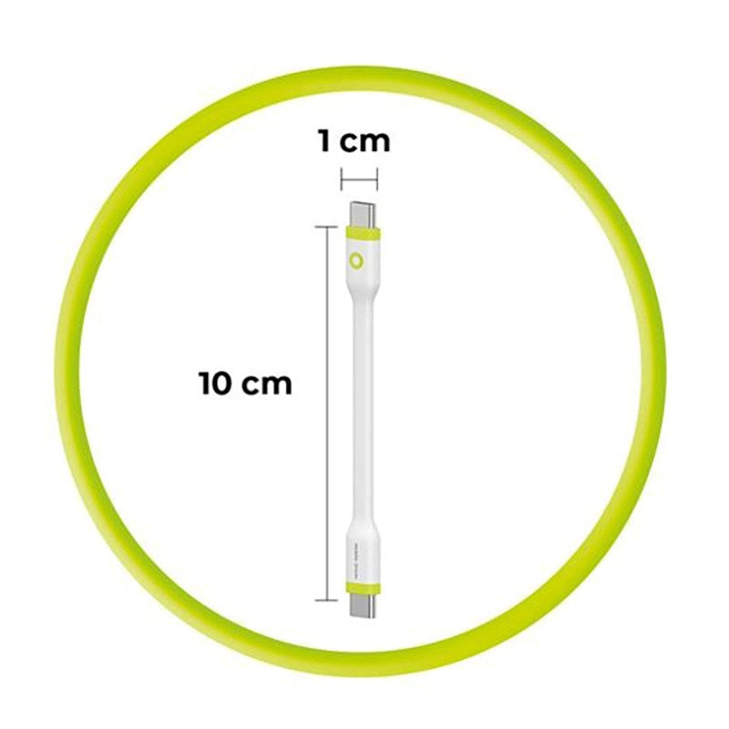 Mobile Origin 60W USB-C to USB-C Cable 10 cm - White