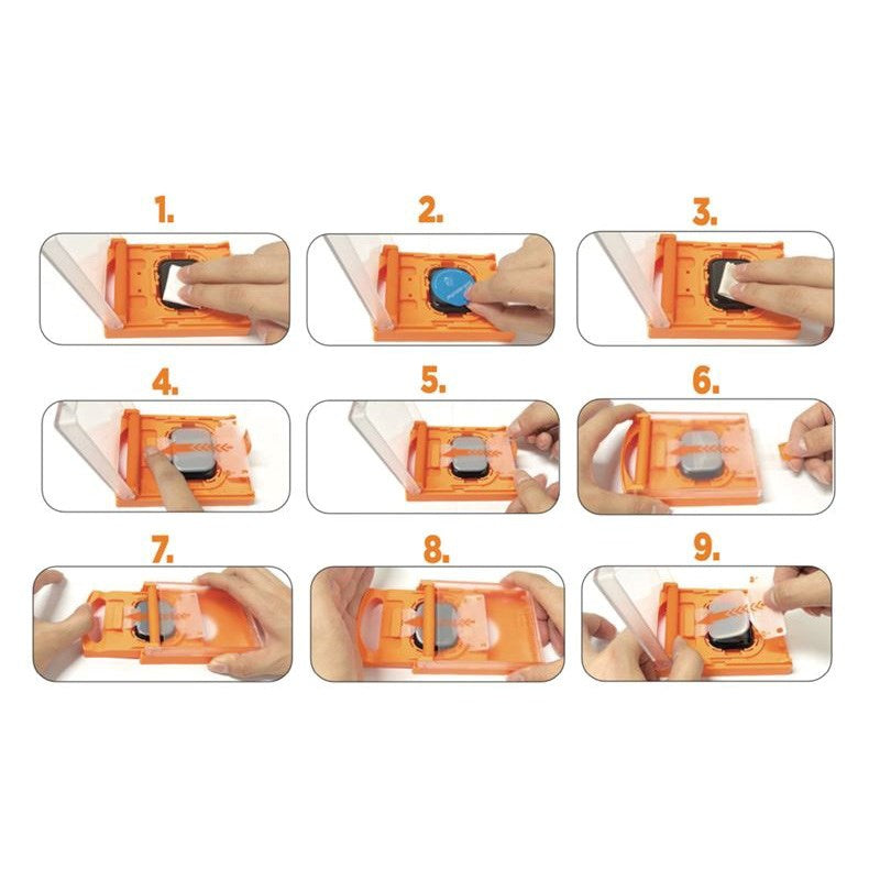 Mobile Origin Apple Watch 11 / 10 (46mm) Hybrid Screen Protector - Transparent / Black Edge