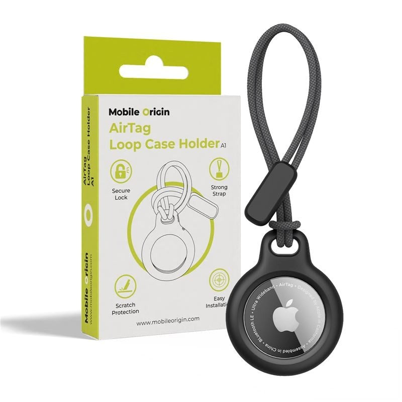 Mobile Origin AirTag 1. & 2. Gen. Loop Case - Black